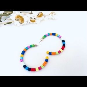 Roxanne Assoulin RAINBOW HOOP EARRINGS